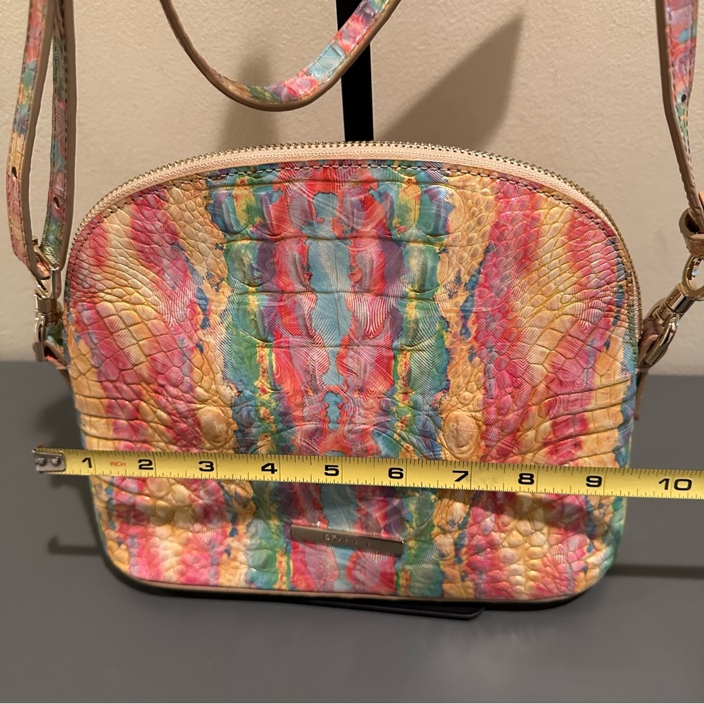 Brahmin Small Georgina Saltwater Taffy Melbourne Satchel NWOT - Picture 8 of 11